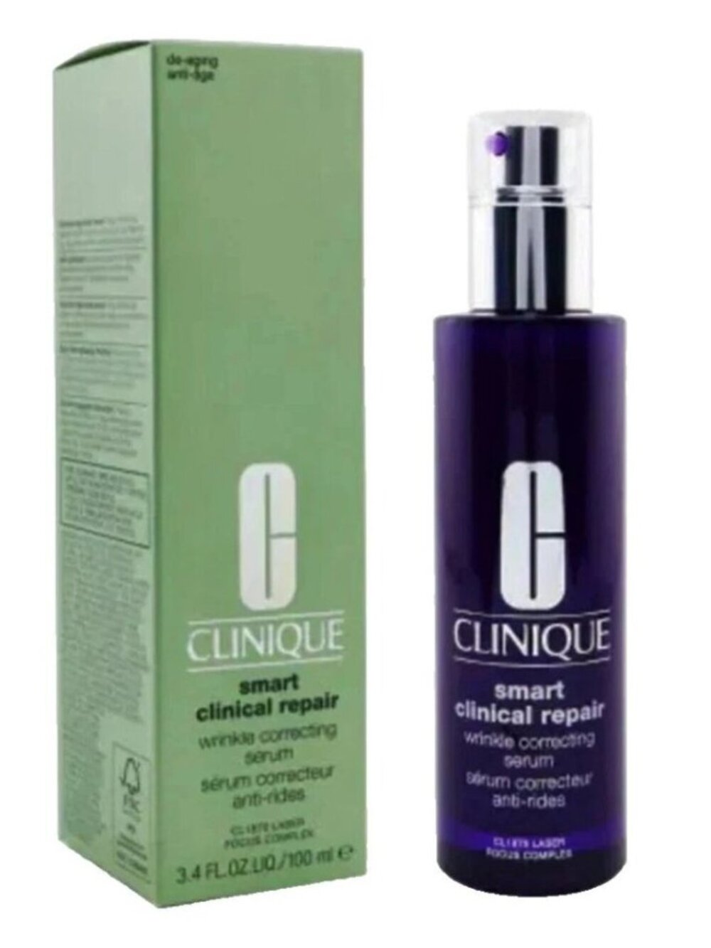 Clinique Smart Clinical Repair™ Wrinkle Correcting Serum – 3.4 fl oz / 100 ml
